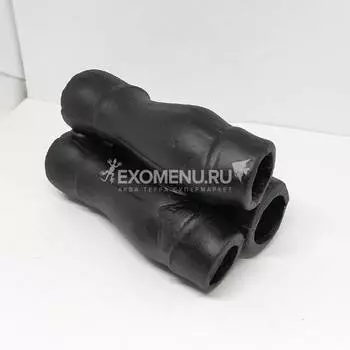 Грот-укрытие керамическое "Стебли бамбука" (черный) 8*5*5 см