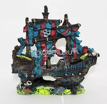 Грот "Затонувший корабль", 23*10*23 см