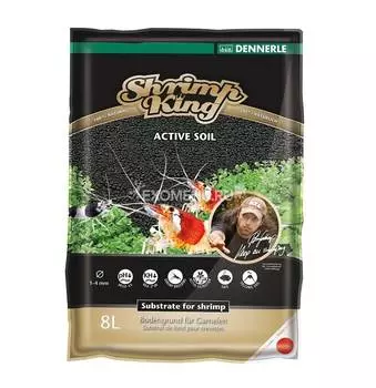 Грунт Dennerle Shrimp King Active Soil, 8л