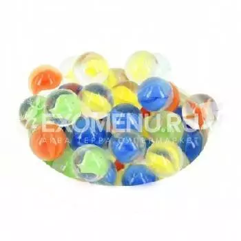 Грунт стеклянный Triton №18, радужный зеленый, 50 шт