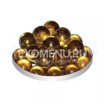 Грунт стеклянный Triton №19, янтарный, 50 шт