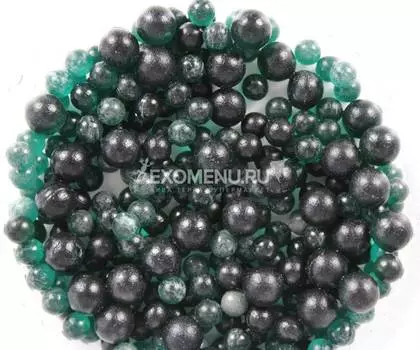 Грунт стеклянный зеленый 1кг 3-6мм