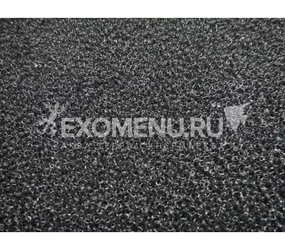 Губка фильтрующая пенополиуритановая 50х500х500мм PPI 20 черная