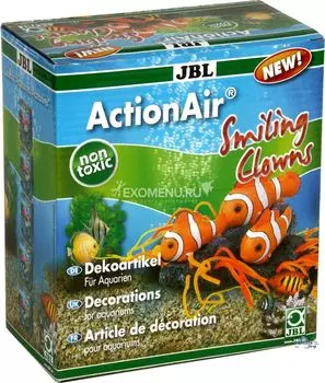 JBL ActionAir Smiling Clowns - Декоративный распылитель с эффектом движения "3 рыбы-клоуна"