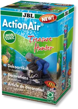 JBL ActionAir Treasure Hunter - Декоративная подвижная фигурка для аквариума: "Охотник за сокровищами"