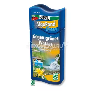 JBL AlgoPond Green - Препарат для борьбы с плавающими водорослями в садовых прудах, 500 мл, на 10000 л