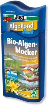 JBL AlgoPond Sorb - Биологический блокатор водорослей для садовых прудов, 500 мл, на 10000 л