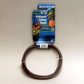 JBL Aquarium tubing GREY 19/25 - Гибкий шланг для воды, прозрачный серый, 2,5 м, на подвесе