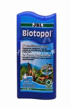 JBL Biotopol plus - Кондиционер для воды с высоким содержанием хлора, 100 мл, на 400 л