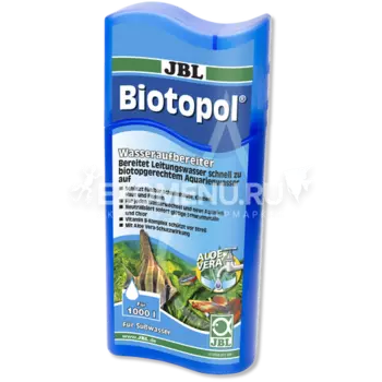 JBL Biotopol - Препарат для подготовки воды с 6-кратным эффектом, 250 мл.