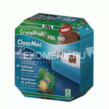 JBL ClearMec plus Pad CPe - Комплект с губкой и наполнителем для удаления нитритов, нитратов и фосфатов для внешних фильтров CristalProfi e40x/70x/90x