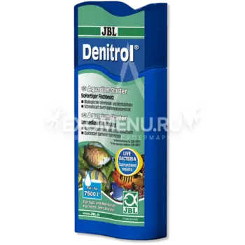 JBL Denitrol - Стартовые бактерии для пресноводных и морских аквариумов, 250 мл, на 7500 л