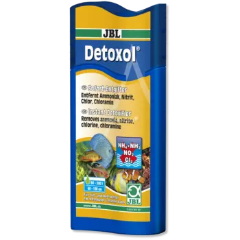 JBL Detoxol - Препарат для быстрой нейтрализации токсинов в аквариумной воде, 250 мл, на 1000 л