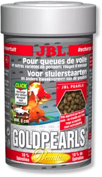JBL GoldPearls - Основной корм премиум-класса в форме гранул для золотых рыбок, 100 мл (58 г)
