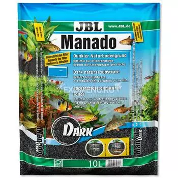 JBL Manado DARK - Темный натуральный субстрат для аквариумов, 10 л