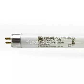 JBL SOLAR NATUR T5 ULTRA - Люминесцентная лампа Т5 полного спектра дневного света для ярко освещенных пресноводных аквариумов, 24 Вт, 550 мм