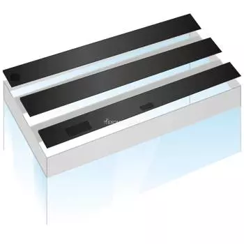 Комплект пластиковых крышек для Juwel Rio 300, 3 шт черный (93985)