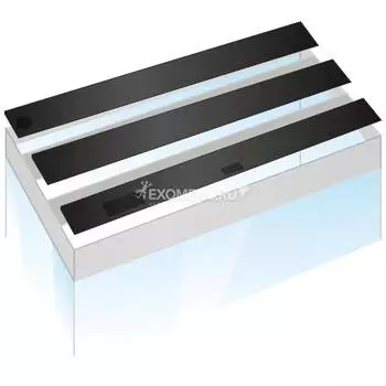 Комплект пластиковых крышек для Juwel Rio 400, 3 шт черный (93990)