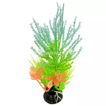 Композиция из светящихся растений, бирюзовая, 120мм