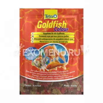 Корм для окраса золотых рыб Tetra Goldfish Colour 12g хлопья