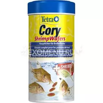 Корм для плекостомусов и коридорасов Tetra Cory Shrimp Wafers 100 мл