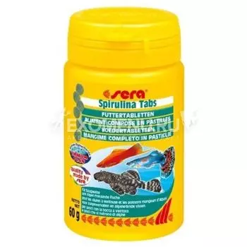 Корм для рыб SPIRULINA TABS 100 мл (60 г) (100 таб)