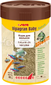 Корм для рыб Sera VIPAGRAN BABY 100 мл (48 г)