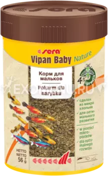 Корм для рыб Sera VIPAN BABY 100 мл (56 г)