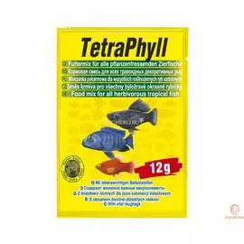 Корм для травоядных рыб Tetra Phyll 12g хлопья