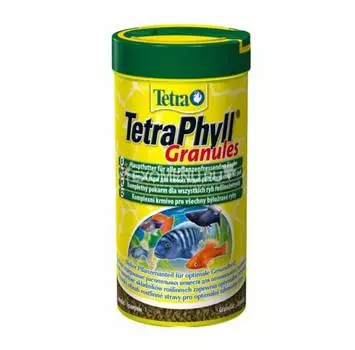Корм для травоядных рыб Tetra Phyll Granules 250ml