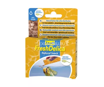 Корм натуральный (желе артемия) Tetra FreshDelica Brine Shrimps 48г.