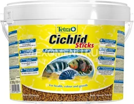 Корм основной для цихлид Tetra Cichlid Sticks 10л