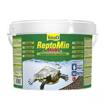 Корм основной для водных черепах Tetra ReptoMin Sticks 10 л