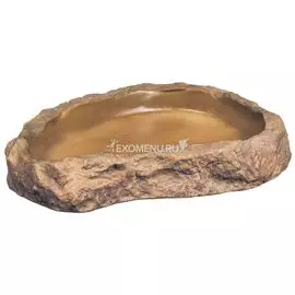 Кормушка-камень пластиковая Feeding Dishes большая