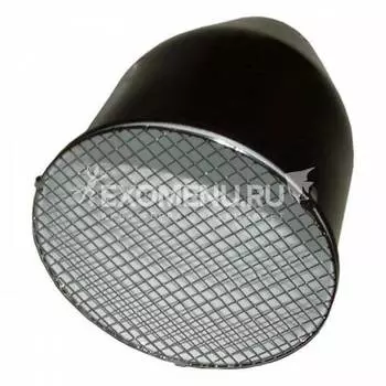 LUCKY REPTILE Аксессуар для ламп "Плафон-отражатель с защитной сеткой, мини", черный (Германия)