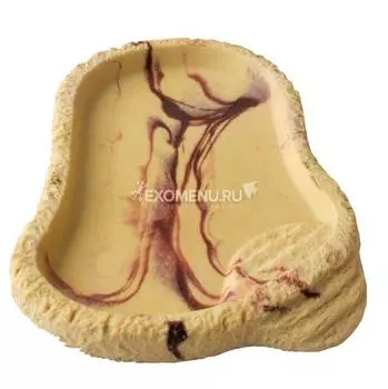 LUCKY REPTILE Кормушка для рептилий "Sandstone", 13x11x2см (Германия)