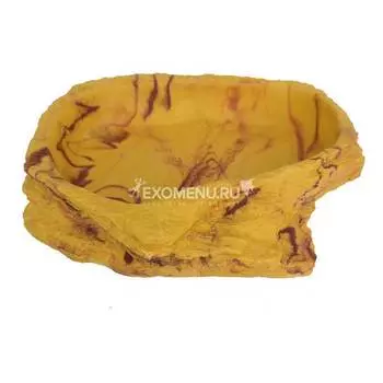 LUCKY REPTILE Кормушка-поилка для рептилий "Sandstone", 23x20x5см (Германия)