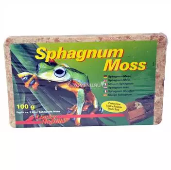 LUCKY REPTILE Мох "Sphagnum", 100гр (Германия)