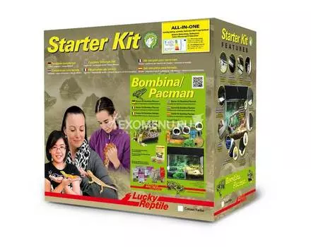 LUCKY REPTILE Террариум "Стартовый комплект для Амфибий", белый, 50х28х40см (Германия)