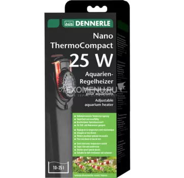 Nano Thermo Compact 25W - Нагреватель для пресноводных и морских нано-аквариумов 10-30 л, 25 Вт