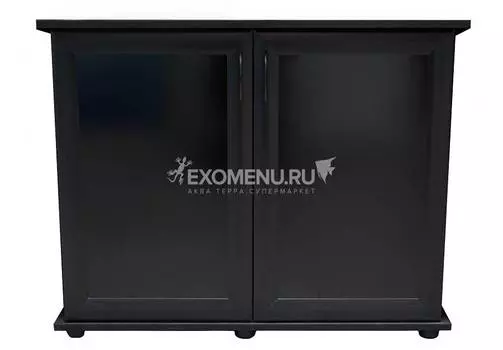 Пoдставка (1420х570х720) 2 дв. МДФ, черная, собранная