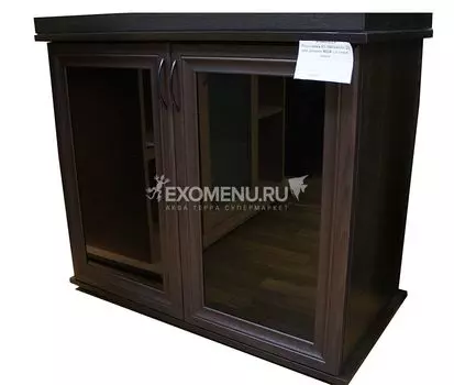 Подставка 83 (840х460х720) две дверки МДФ со стекл., венге