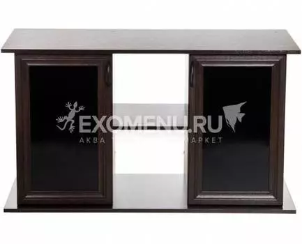 Подставка AquaPlus 120 (1210*410*720) две дверки МДФ со стеклом, венге, в коробке