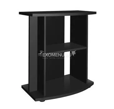Подставка без дверок ПАНОРАМА 100 (чёрная шагрень) влагостойкая плита ЛДСП 16 мм, кромка ПВХ 0,45/1