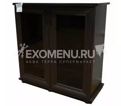 Пoдставка фигурная 80 (810*360*720) две дверки МДФ со стеклом, венге, в коробке, модель 2016