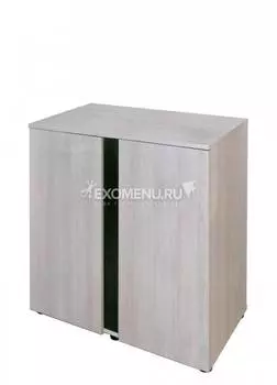 Подставка с 2 дверками TURT-HOUSE AQUA 70/IWAGUMI 70(бел.дуб)влаг.ЛДСП 16мм кр.ПВХ 0,45/1мм 70*40*82