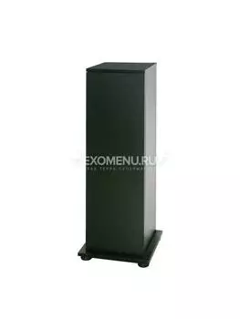 Подставка с дверкой Q-SCAPE 20/Q-SCAPE OPTI 22.5 (черная шаг)влаг.ЛДСП 16мм кр.ПВХ 0,45/1мм 34*34*98