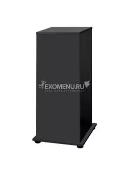 Подставка с дверкой Q-SCAPE OPTI 50(черная шагрень)влаг.ЛДСП16мм кр.ПВХ 0,45/1мм 43*43*98см довод