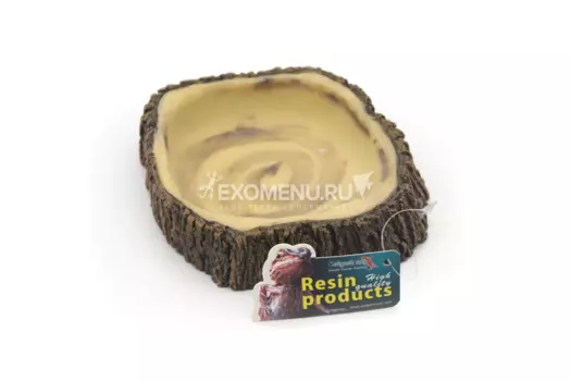 Поилка-кормушка для рептилий пластиковая Simple Zoo, 118х92х25 мм