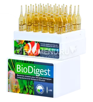 PRODIBIO BIO DIGEST, гипер-концентрированный бактериальный препарат для пресных и морских аквариумов (30шт)